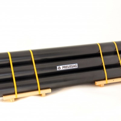 Ladegueter Bauer 01048 - Large Tubes Black Preussag - Scale 1:50