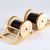 Ladegueter Bauer 01051 - 2x Cable Drums on Transport Frame - Scale 1:50