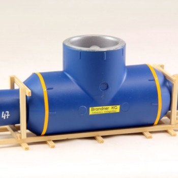 Ladegueter Bauer 01052 - Pipeline Aerator on Transport Frame - Scale 1:50