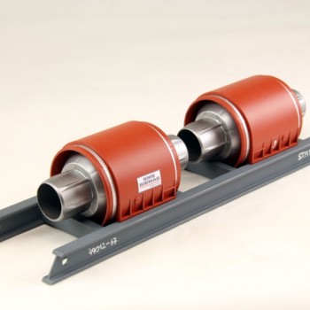 Ladegueter Bauer 01054 - 2x Pressure Regulator for Pipelines on Transport Frame - Scale 1:50