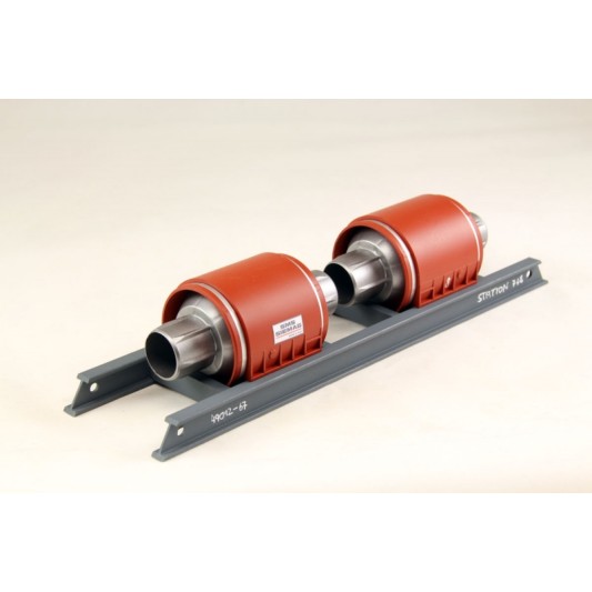 Ladegueter Bauer 01054 - 2x Pressure Regulator for Pipelines on Transport Frame - Scale 1:50