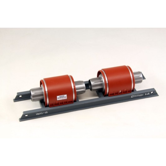 Ladegueter Bauer 01054 - 2x Pressure Regulator for Pipelines on Transport Frame - Scale 1:50