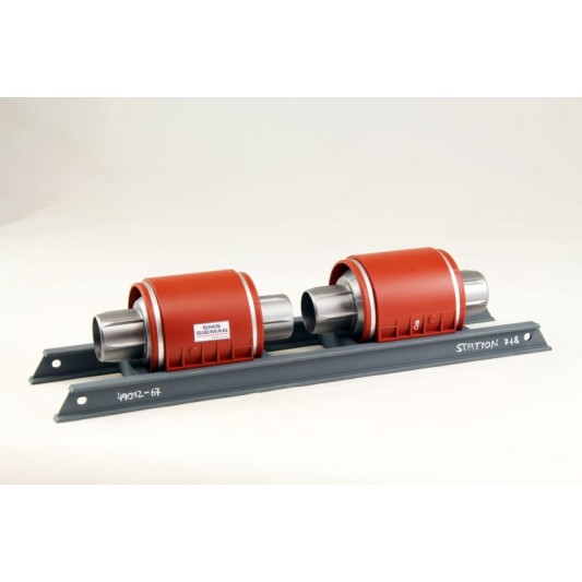 Ladegueter Bauer 01054 - 2x Pressure Regulator for Pipelines on Transport Frame - Scale 1:50