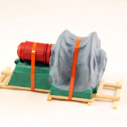 Ladegueter Bauer 01056 - Cable Winch under Tarpulin - Scale 1:50