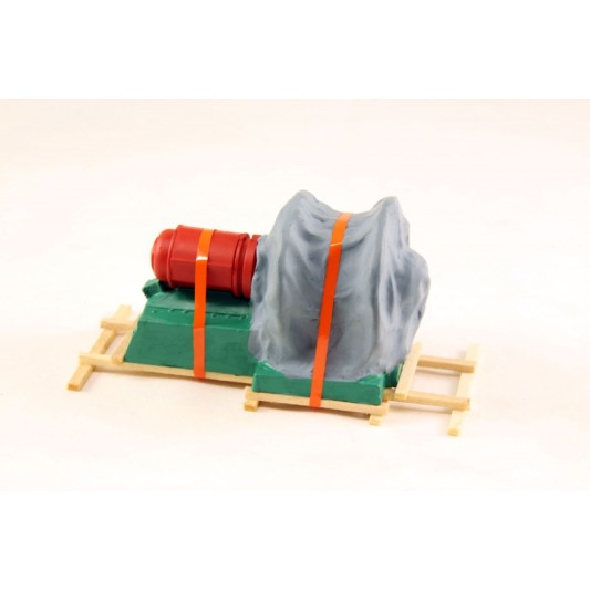 Ladegueter Bauer 01056 - Cable Winch under Tarpulin - Scale 1:50