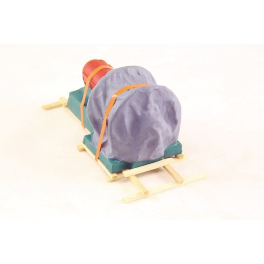 Ladegueter Bauer 01056 - Cable Winch under Tarpulin - Scale 1:50