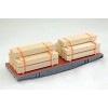 Ladegueter Bauer 01057 - Set of 2 Sawn Timber Board Stacks - Scale 1:50