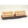 Ladegueter Bauer 01057 - Set of 2 Sawn Timber Board Stacks - Scale 1:50