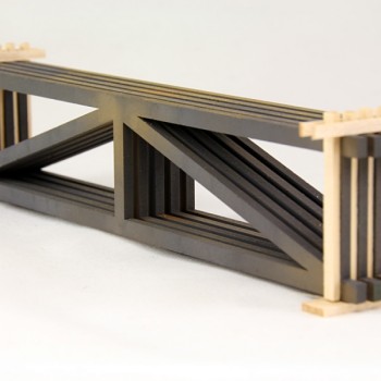 Ladegueter Bauer 01062 - Steel Cross Beams for Construction on Transport Frame - Scale 1:50