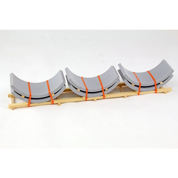 Ladegueter Bauer 01065 - Tube Pieces Tübbings  for Tunnel Construction on Transport Frame - Scale 1:50