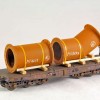 Ladegueter Bauer H01306 - 2x Flange Pipes Fittings on Transport Frame - Scale 1:87 1:50