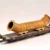 Ladegueter Bauer H01308 - Double Bend Flange Pipe on Transport Frame - Scale 1:87 1:50