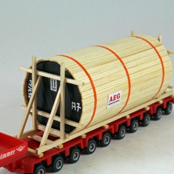 Ladegueter Bauer LKW1002 - AEG Generator in Transport Frame - Scale 1:50