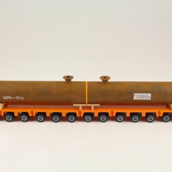Ladegueter Bauer LKW1005 - Long Flange Tube with 4 Connectors on Transport Frame - Scale 1:50