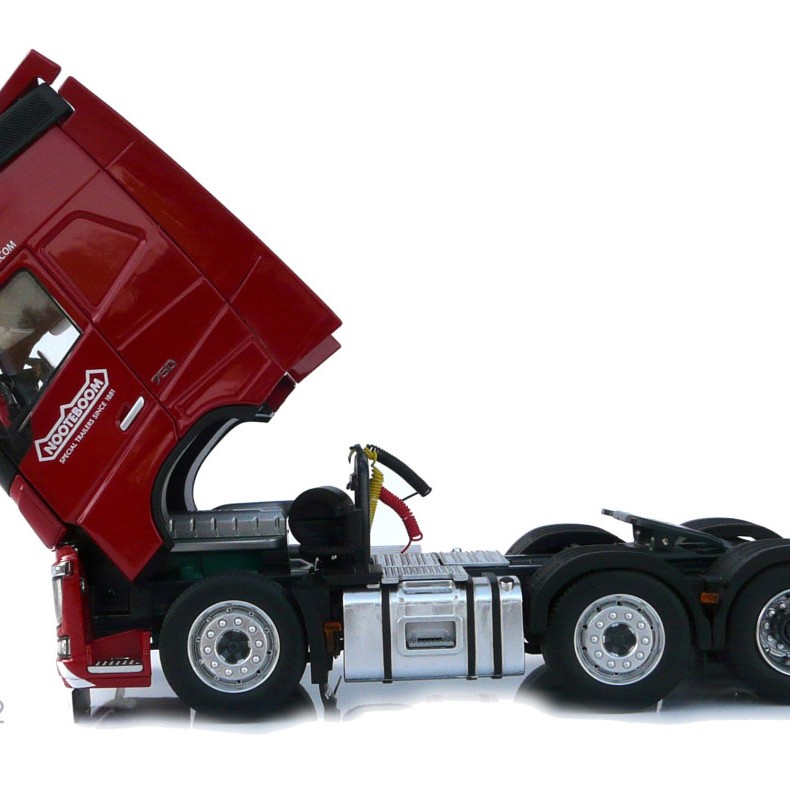 Marge Models 1811-03-01 - Volvo FH16 6x2 Truck Prime Mover Red Nooteboom - Scale 1:32
