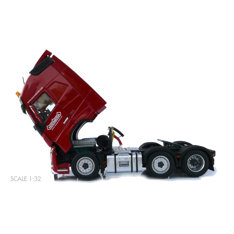 Marge Models 1811-03-01 - Volvo FH16 6x2 Truck Prime Mover Red Nooteboom - Scale 1:32