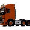 Marge Models 1811-05 - Volvo FH16 6x2 Truck Prime Mover Orange - Scale 1:32