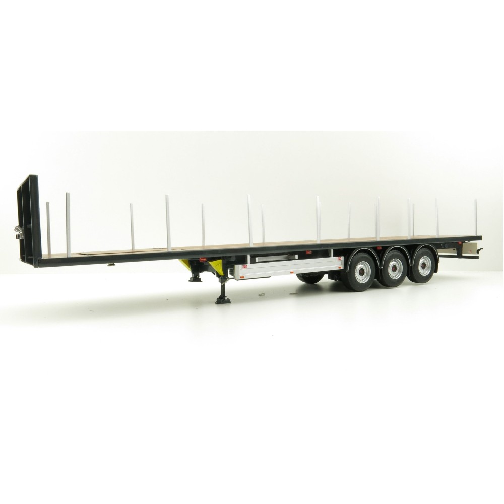 Marge Models 1901-02 - Pacton Flattop Trailer Anthracite - Scale 1:32
