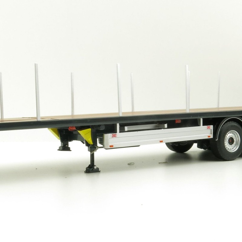 Marge Models 1901-02 - Pacton Flattop Trailer Anthracite - Scale 1:32