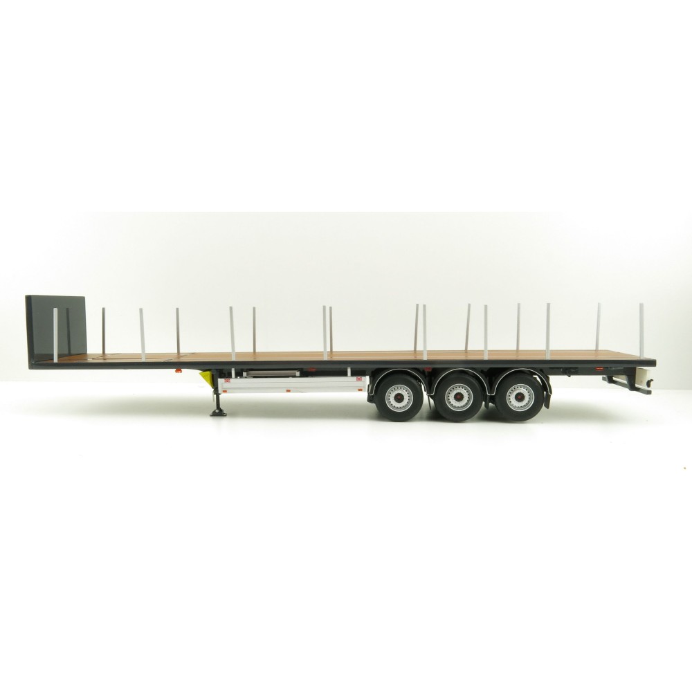 Marge Models 1901-02 - Pacton Flattop Trailer Anthracite - Scale 1:32