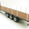 Marge Models 1901-02 - Pacton Flattop Trailer Anthracite - Scale 1:32
