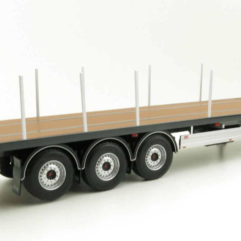 Marge Models 1901-02 - Pacton Flattop Trailer Anthracite - Scale 1:32