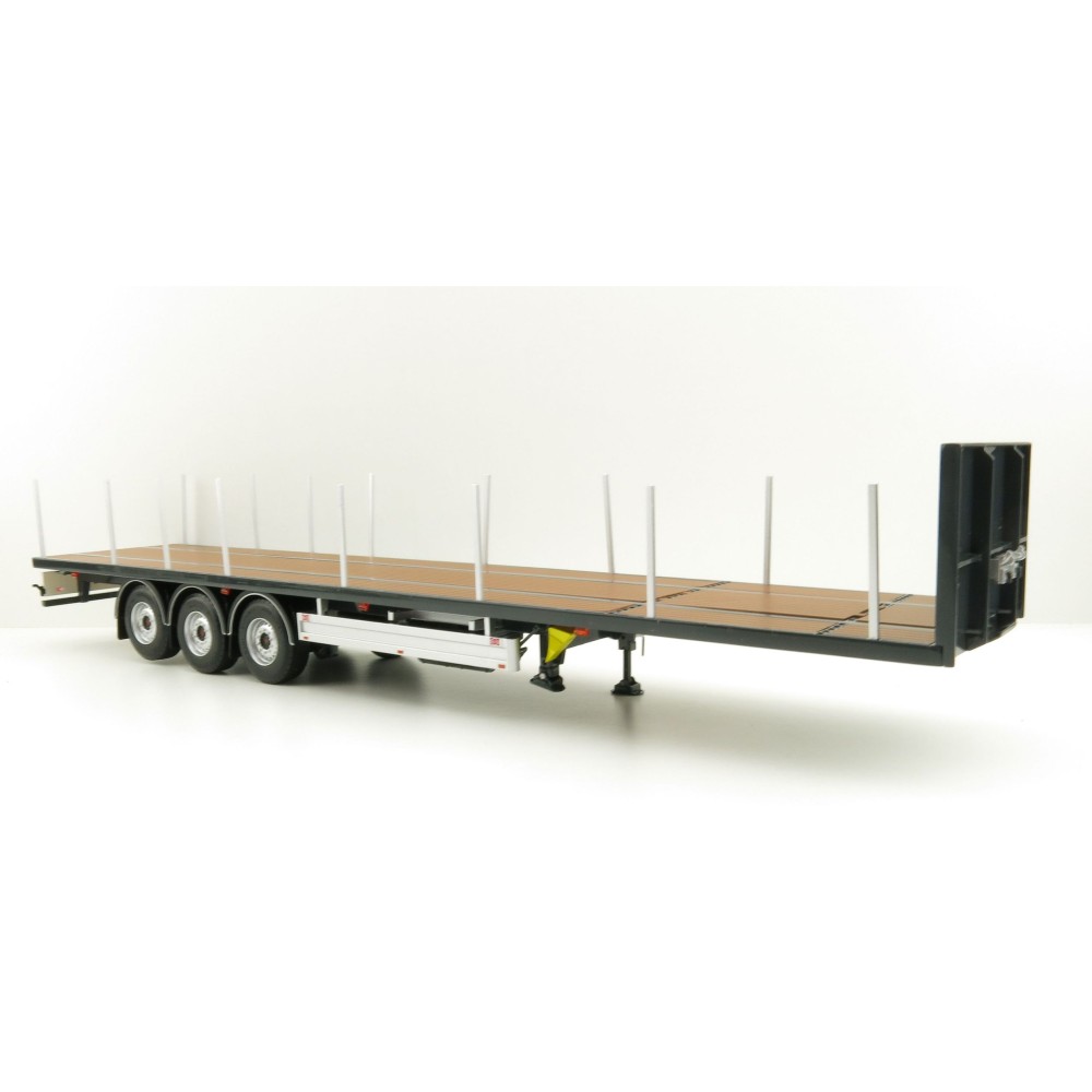 Marge Models 1901-02 - Pacton Flattop Trailer Anthracite - Scale 1:32