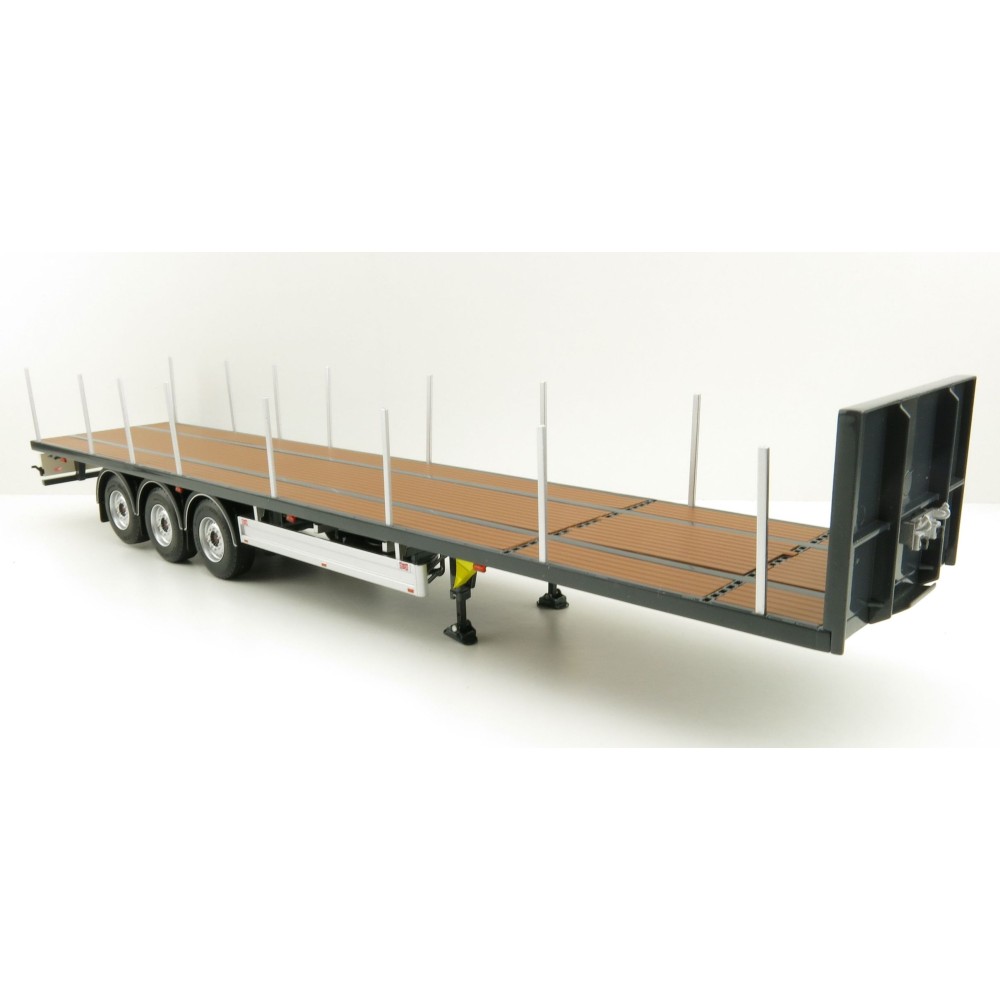 Marge Models 1901-02 - Pacton Flattop Trailer Anthracite - Scale 1:32