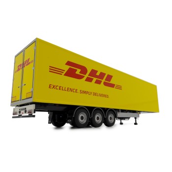 Marge Models 1904-02-01 - Pacton Box Trailer DHL Design - Scale 1:32