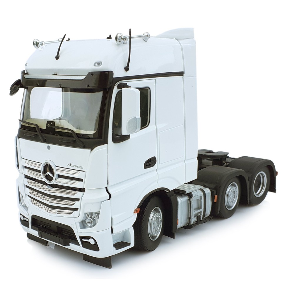 Marge Models 1910-01 - Mercedes-Benz Actros Bigspace 6x2 Truck Prime Mover White - Scale 1:32
