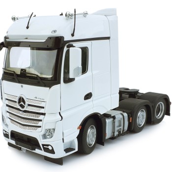 Marge Models 1910-01 - Mercedes-Benz Actros Bigspace 6x2 Truck Prime Mover White - Scale 1:32