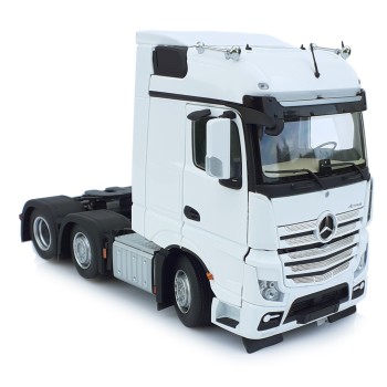 Marge Models 1910-01 - Mercedes-Benz Actros Bigspace 6x2 Truck Prime Mover White - Scale 1:32