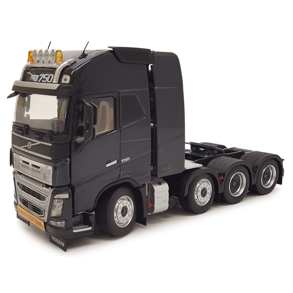 Marge Models 1915-01 - Volvo FH16 8x4 Truck Prime Mover Anthracite - Scale 1:32