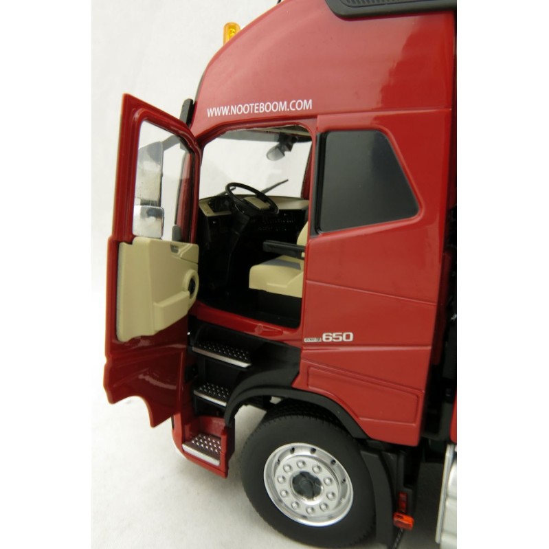 Marge Models 1915-02-01 - Volvo FH16 8x4 Red Truck Prime Mover Nooteboom - Scale 1:32