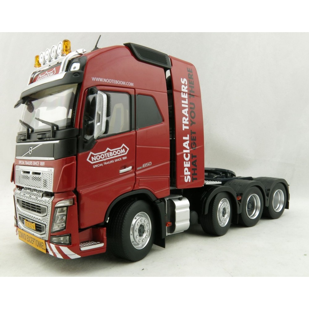 Marge Models 1915-02-01 - Volvo FH16 8x4 Red Truck Prime Mover Nooteboom - Scale 1:32