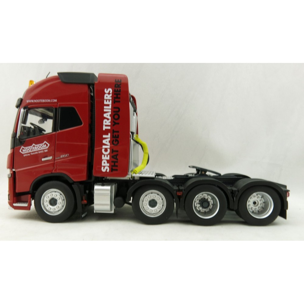 Marge Models 1915-02-01 - Volvo FH16 8x4 Red Truck Prime Mover Nooteboom - Scale 1:32