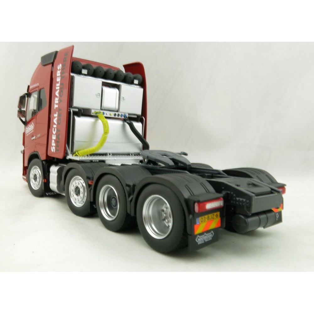Marge Models 1915-02-01 - Volvo FH16 8x4 Red Truck Prime Mover Nooteboom - Scale 1:32