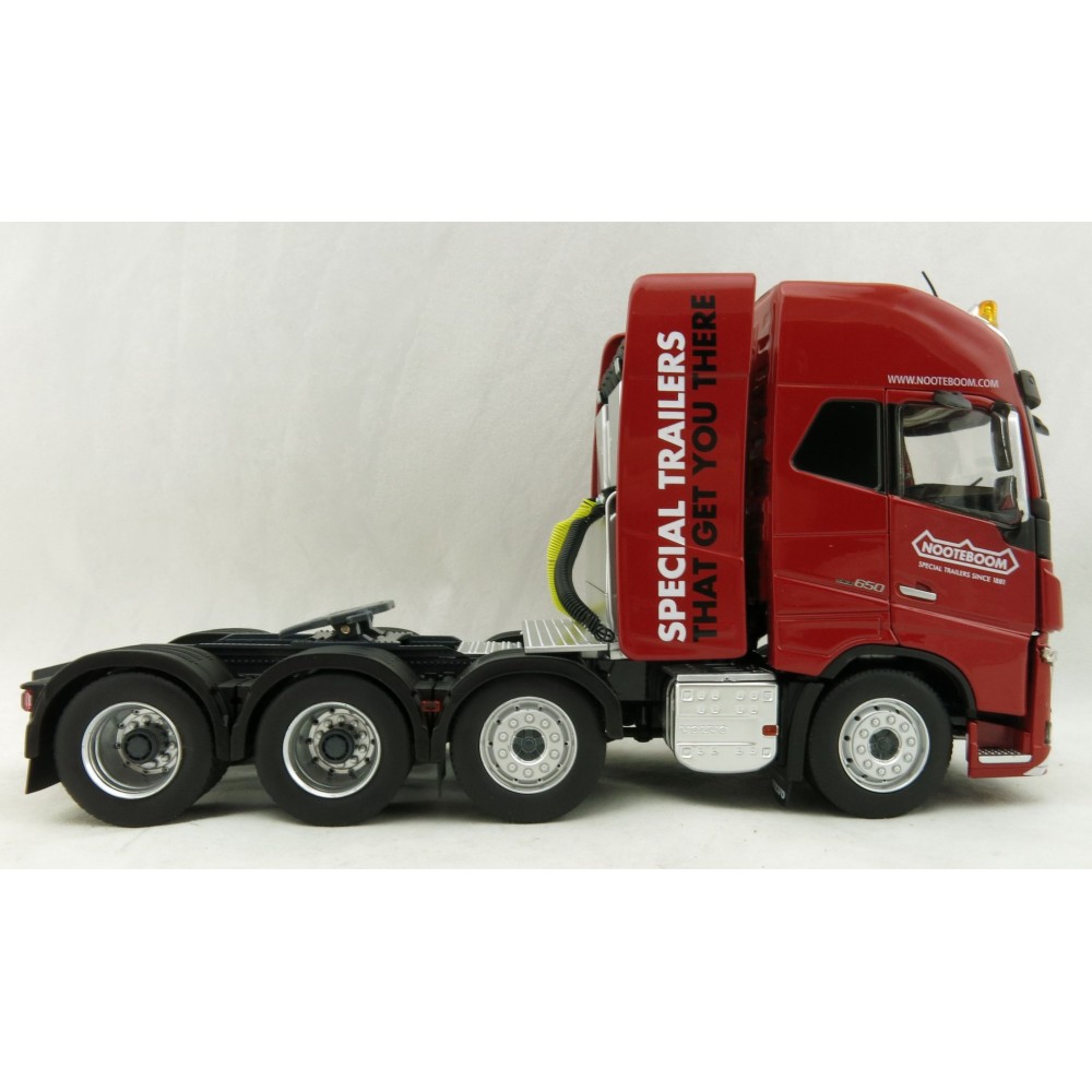 Marge Models 1915-02-01 - Volvo FH16 8x4 Red Truck Prime Mover Nooteboom - Scale 1:32