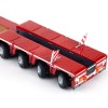 Marge Models 2011-01 - Red Nooteboom EURO-PX 2+4 Low Loader Trailer with Interdolly - Scale 1:32