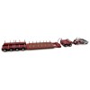 Marge Models 2011-01 - Red Nooteboom EURO-PX 2+4 Low Loader Trailer with Interdolly - Scale 1:32