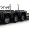 Marge Models 2011-02 - Anthracite Nooteboom EURO-PX 2+4 Low Loader Trailer with Interdolly - Scale 1:32