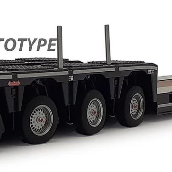 Marge Models 2011-02 - Anthracite Nooteboom EURO-PX 2+4 Low Loader Trailer with Interdolly - Scale 1:32