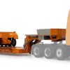 Marge Models 2011-03 - Yellow Nooteboom EURO-PX 2+4 Low Loader Trailer with Interdolly - Scale 1:32