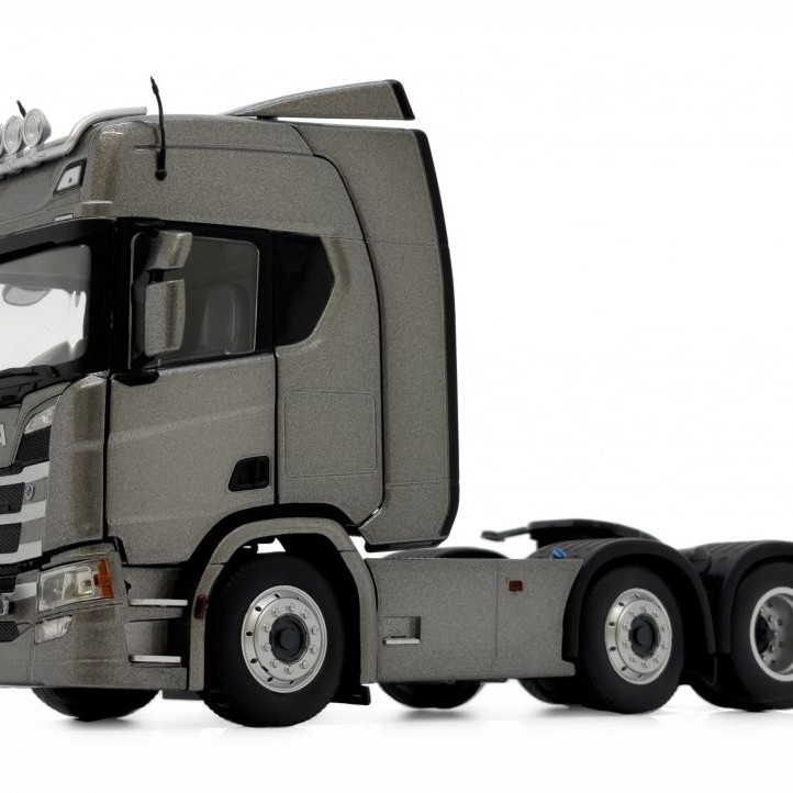 Marge Models 2015-02 - Scania R500 6x2 Truck Prime Mover Dark Grey Metallic - Scale 1:32