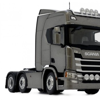 Marge Models 2015-02 - Scania R500 6x2 Truck Prime Mover Dark Grey Metallic - Scale 1:32
