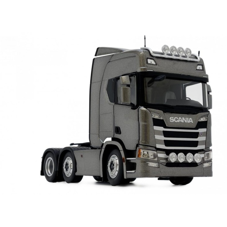 Marge Models 2015-02 - Scania R500 6x2 Truck Prime Mover Dark Grey Metallic - Scale 1:32