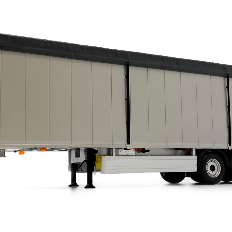 Marge Models 2016-02  - Knapen Walking Floor Trailer 3 axle with Black Cover - Scale 1:32