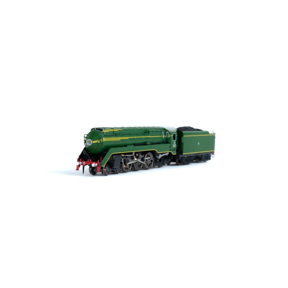 Gopher Models GOP-C3801 C38 Class Loco NSWGR 3801 Streamliner Steam Loco Newcastle Flyer - N Scale