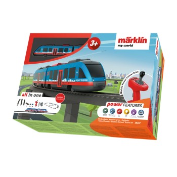 Märklin 29307 - Airport Express Elevated Railroad Train Set Rechargable Battery My World 