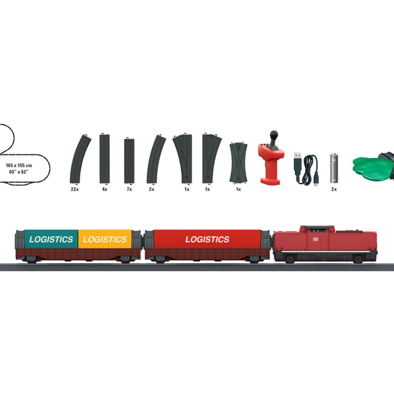 Märklin 29309 - Freight Train Starter Set Rechargable Battery My World 